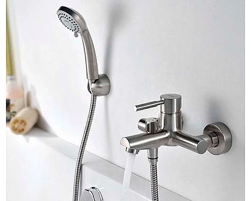 Заказать Смеситель для ванны WasserKRAFT Wern 4201 Хром матовый в магазине сантехники Santeh-Crystal.ru