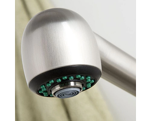 Приобрести Смеситель для кухни WasserKRAFT Wern 4266 Хром матовый в магазине сантехники Santeh-Crystal.ru