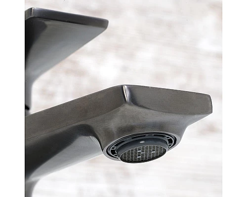 Приобрести Смеситель для раковины WasserKRAFT Wiese 8403 Оружейная сталь в магазине сантехники Santeh-Crystal.ru