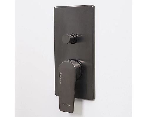 Приобрести Смеситель для душа WasserKRAFT Wiese 8461 Оружейная сталь в магазине сантехники Santeh-Crystal.ru