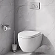 Купить Комплект унитаза AM.PM Awe C111738SC с инсталляцией Grohe Rapid SL 38772001 с сиденьем Микролифт и клавишей смыва Хром в магазине сантехники Santeh-Crystal.ru