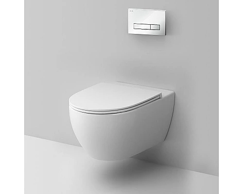 Заказать Комплект унитаза с инсталляцией AM.PM Awe FlashClean IS30201.111700 с сиденьем Микролифт и Белой клавишей смыва в магазине сантехники Santeh-Crystal.ru