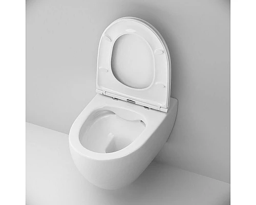Заказать Комплект унитаза с инсталляцией AM.PM Awe FlashClean IS30201.111700 с сиденьем Микролифт и Белой клавишей смыва в магазине сантехники Santeh-Crystal.ru