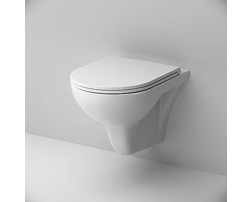 Заказать Унитаз AM.PM Gem FlashClean C901700SC подвесной с сиденьем Микролифт в магазине сантехники Santeh-Crystal.ru