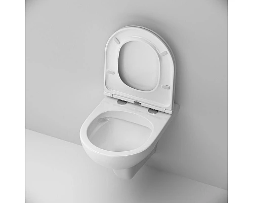 Купить Комплект унитаза с инсталляцией AM.PM Gem FlashClean IS49051.901700 с сиденьем Микролифт и клавишей смыва Хром в магазине сантехники Santeh-Crystal.ru