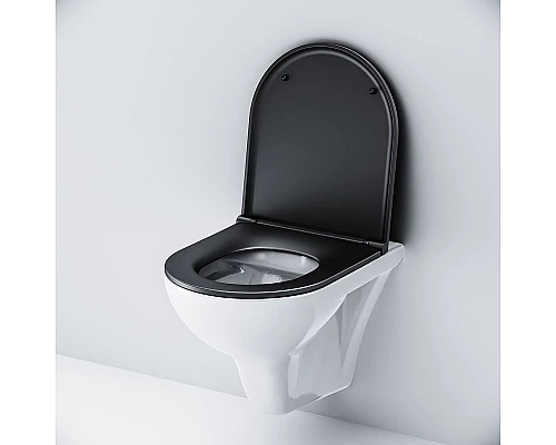 Заказать Унитаз AM.PM Gem C901700SCmb подвесной с сиденьем Микролифт в магазине сантехники Santeh-Crystal.ru