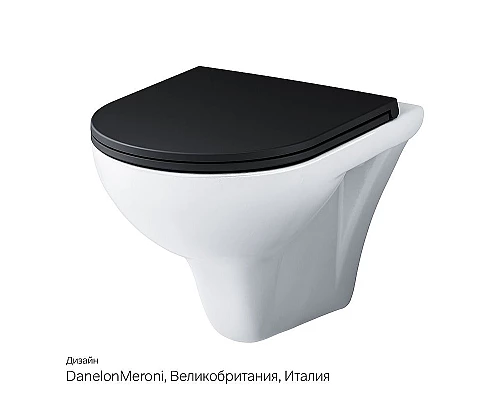 Заказать Унитаз AM.PM Gem C901700SCmb подвесной с сиденьем Микролифт в магазине сантехники Santeh-Crystal.ru