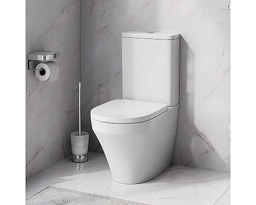 Заказать Унитаз-компакт AM.PM Inspire C508607WH с бачком без сиденья в магазине сантехники Santeh-Crystal.ru