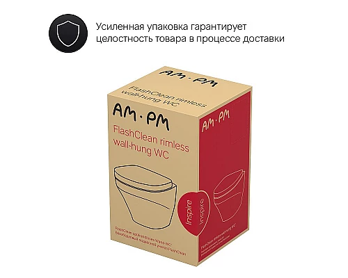 Заказать Унитаз-компакт AM.PM Inspire C508607WH с бачком без сиденья в магазине сантехники Santeh-Crystal.ru