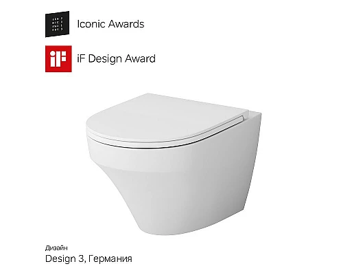 Приобрести Унитаз AM.PM Inspire C501700WH подвесной без сиденья в магазине сантехники Santeh-Crystal.ru