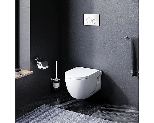 Купить Комплект унитаза с инсталляцией AM.PM Like IS49001.801701 с сиденьем Микролифт и Белой клавишей смыва в магазине сантехники Santeh-Crystal.ru
