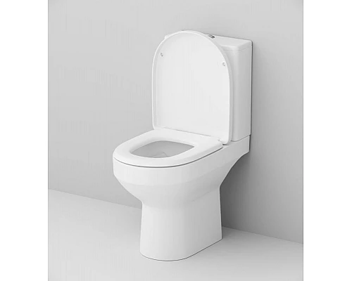 Купить Унитаз-компакт AM.PM Spirit C708600SC с бачком и сиденьем Микролифт в магазине сантехники Santeh-Crystal.ru
