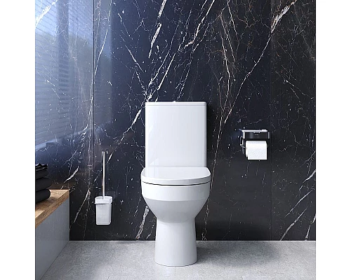 Купить Комплект унитаза компакт AM.PM Spirit CK70DC с бачком с сиденьем Микролифт и аксессуарами для ванной комнаты в магазине сантехники Santeh-Crystal.ru