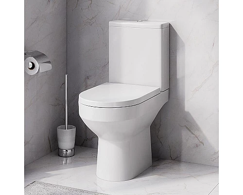 Купить Комплект унитаза компакт AM.PM Spirit CK70DC с бачком с сиденьем Микролифт и аксессуарами для ванной комнаты в магазине сантехники Santeh-Crystal.ru