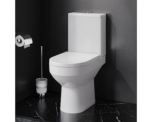 Купить Комплект унитаза компакт AM.PM Spirit CK70DC с бачком с сиденьем Микролифт и аксессуарами для ванной комнаты в магазине сантехники Santeh-Crystal.ru