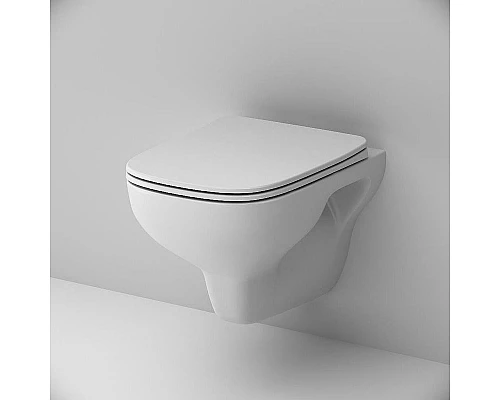 Заказать Унитаз AM.PM X-Joy C85A1702SC подвесной Белый с сиденьем микролифт в магазине сантехники Santeh-Crystal.ru