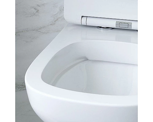 Заказать Унитаз AM.PM X-Joy C85A1702SC подвесной Белый с сиденьем микролифт в магазине сантехники Santeh-Crystal.ru