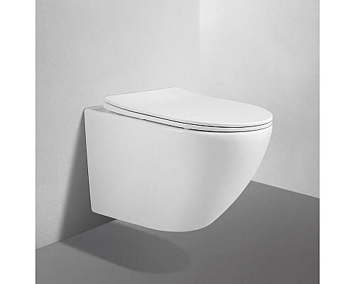 Купить Унитаз Abber Bequem AC1100 подвесной с сиденьем Микролифт в магазине сантехники Santeh-Crystal.ru