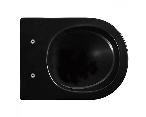 Заказать Унитаз Abber Bequem AC1100MB подвесной Черный матовый с сиденьем Микролифт в магазине сантехники Santeh-Crystal.ru