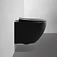 Заказать Унитаз Abber Bequem AC1100MB подвесной Черный матовый с сиденьем Микролифт в магазине сантехники Santeh-Crystal.ru
