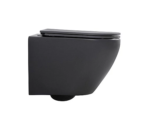 Приобрести Унитаз Abber Bequem AC1101MG подвесной Серый матовый с сиденьем Микролифт в магазине сантехники Santeh-Crystal.ru