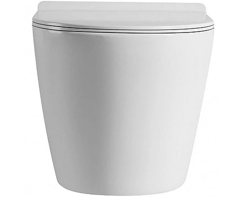 Заказать Унитаз Abber Bequem AC1106P подвесной с сиденьем Микролифт в магазине сантехники Santeh-Crystal.ru