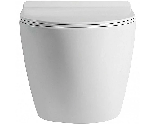 Купить Унитаз Abber Bequem AC1105P подвесной с сиденьем Микролифт в магазине сантехники Santeh-Crystal.ru