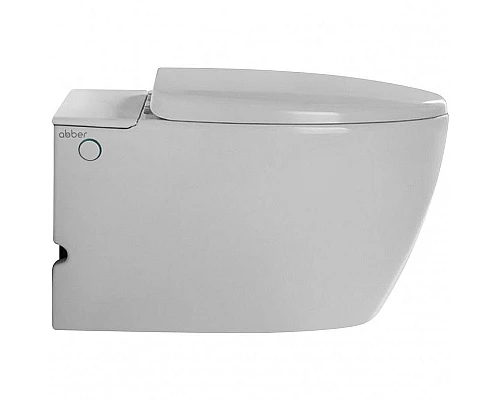 Приобрести Унитаз Abber Bequem AC1107P подвесной с сиденьем Микролифт в магазине сантехники Santeh-Crystal.ru