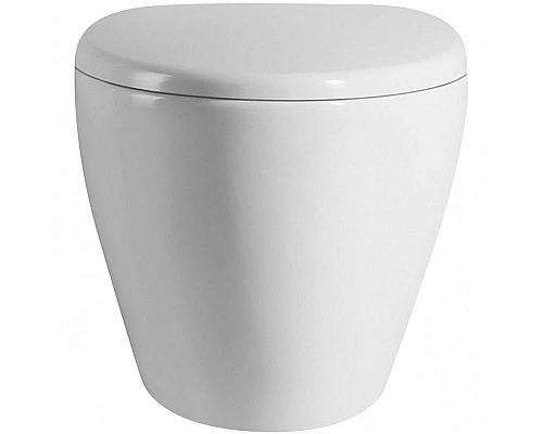 Приобрести Унитаз Abber Bequem AC1107P подвесной с сиденьем Микролифт в магазине сантехники Santeh-Crystal.ru