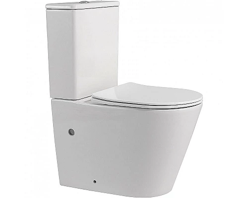 Приобрести Унитаз компакт Abber Bequem AC1112 с бачком и сиденьем Микролифт в магазине сантехники Santeh-Crystal.ru