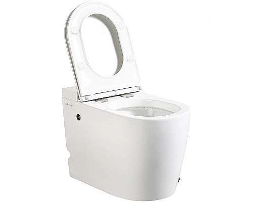 Купить Унитаз Abber Bequem AC1114P приставной с сиденьем Микролифт в магазине сантехники Santeh-Crystal.ru