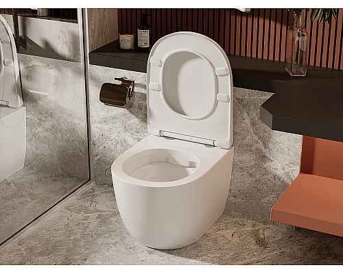 Унитаз Abber Bequem AC1111 приставной с сиденьем Микролифт