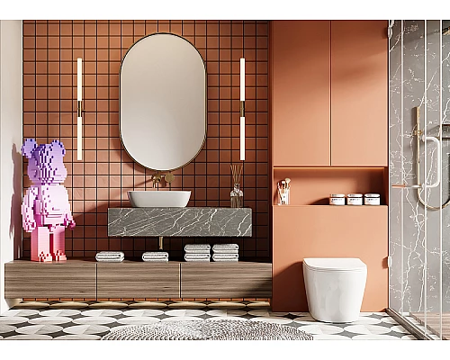 Унитаз Abber Bequem AC1113 приставной с сиденьем Микролифт