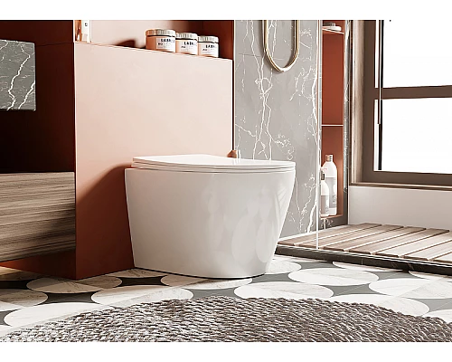 Унитаз Abber Bequem AC1113 приставной с сиденьем Микролифт