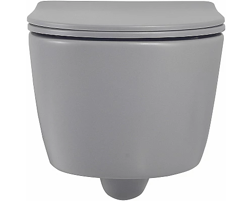 Унитаз Abber Bequem AC1104MG подвесной Серый матовый с сиденьем Микролифт