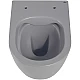 Унитаз Abber Bequem AC1104MG подвесной Серый матовый с сиденьем Микролифт