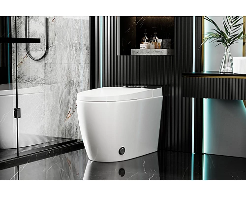 Унитаз биде Abber Bequem AC1116S приставной с сиденьем Микролифт