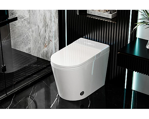 Унитаз биде Abber Bequem AC1117S приставной с сиденьем Микролифт