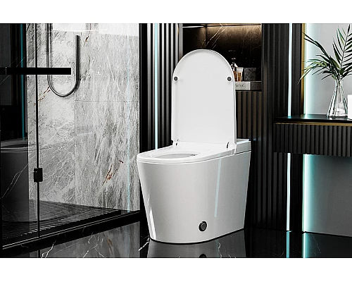 Унитаз биде Abber Bequem AC1117S приставной с сиденьем Микролифт