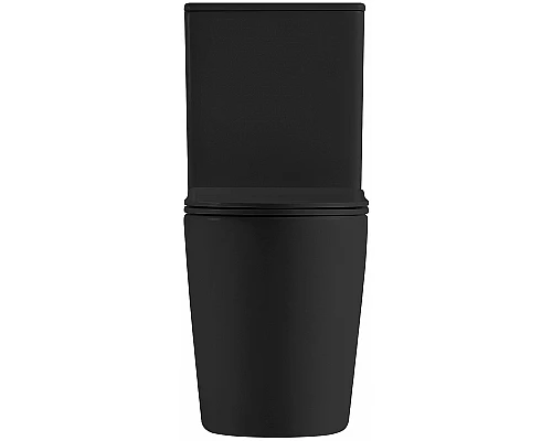 Унитаз компакт Abber Bequem AC1112TMB Черный матовый с бачком и сиденьем Микролифт