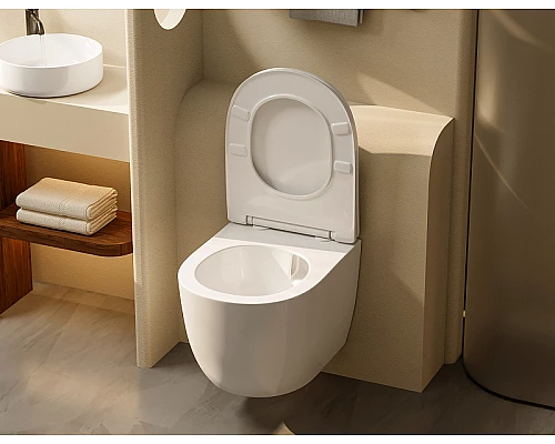 Унитаз Abber Bequem AC1100T подвесной с сиденьем Микролифт