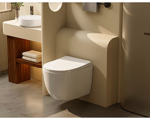 Унитаз Abber Bequem AC1100T подвесной с сиденьем Микролифт