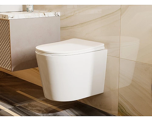 Унитаз Abber Bequem AC1102T подвесной с сиденьем Микролифт