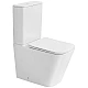 Унитаз компакт Abber Rechteck AC1210TMW Белый матовый с бачком и сиденьем Микролифт