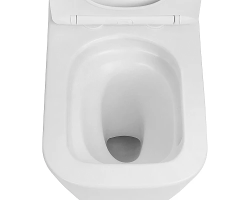 Унитаз компакт Abber Rechteck AC1210TMW Белый матовый с бачком и сиденьем Микролифт