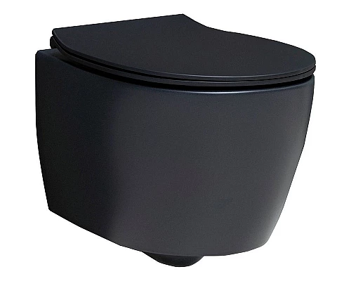 Приобрести Унитаз Allen Brau Fantasy 4.11004.31 подвесной Черный матовый без сиденья в магазине сантехники Santeh-Crystal.ru