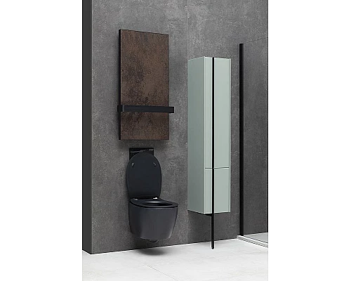 Приобрести Унитаз Allen Brau Fantasy 4.11004.31 подвесной Черный матовый без сиденья в магазине сантехники Santeh-Crystal.ru