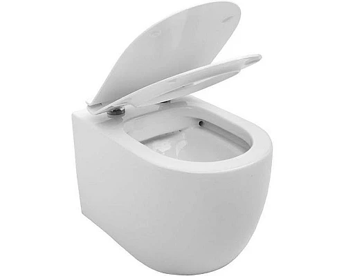 Купить Унитаз Aquanet Cetus-W BL-104N-WHT 211908 подвесной с сиденьем Микролифт в магазине сантехники Santeh-Crystal.ru