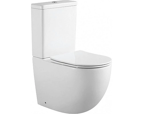 Приобрести Унитаз компакт Aquanet Cetus 2.0 Rimless 257419 с бачком и сиденьем Микролифт в магазине сантехники Santeh-Crystal.ru