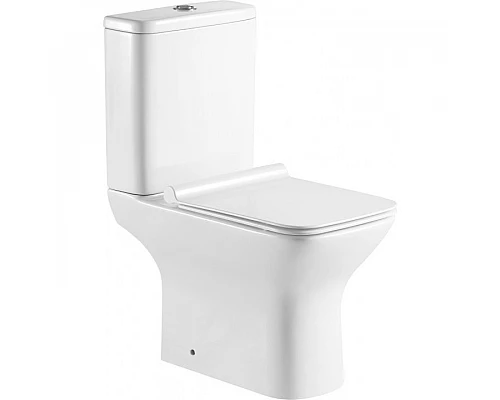 Заказать Унитаз компакт Aquanet Cube 2-C Rimless 240208 без бачка с сиденьем Микролифт в магазине сантехники Santeh-Crystal.ru